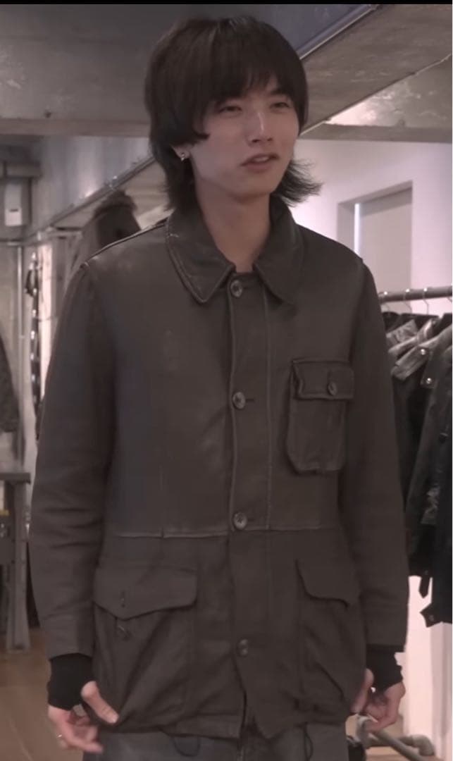 【深水光太着用似】vallemosso palestro 羊革 ラムレザー