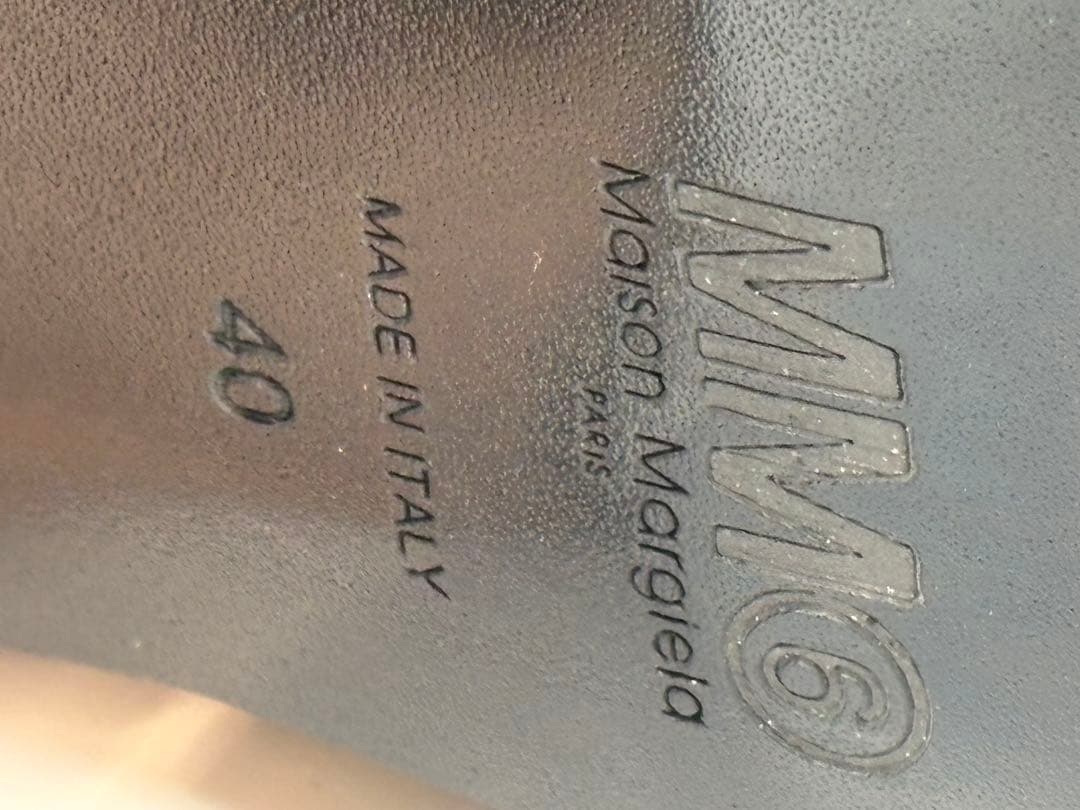 MM6 Maison Margiela レザー ショートブーツ