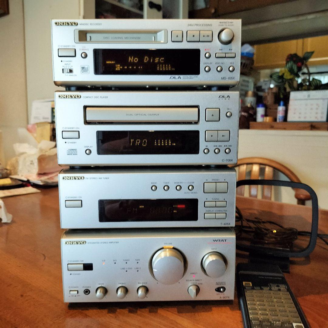 ONKYO オーディオコンポ A-907X 他