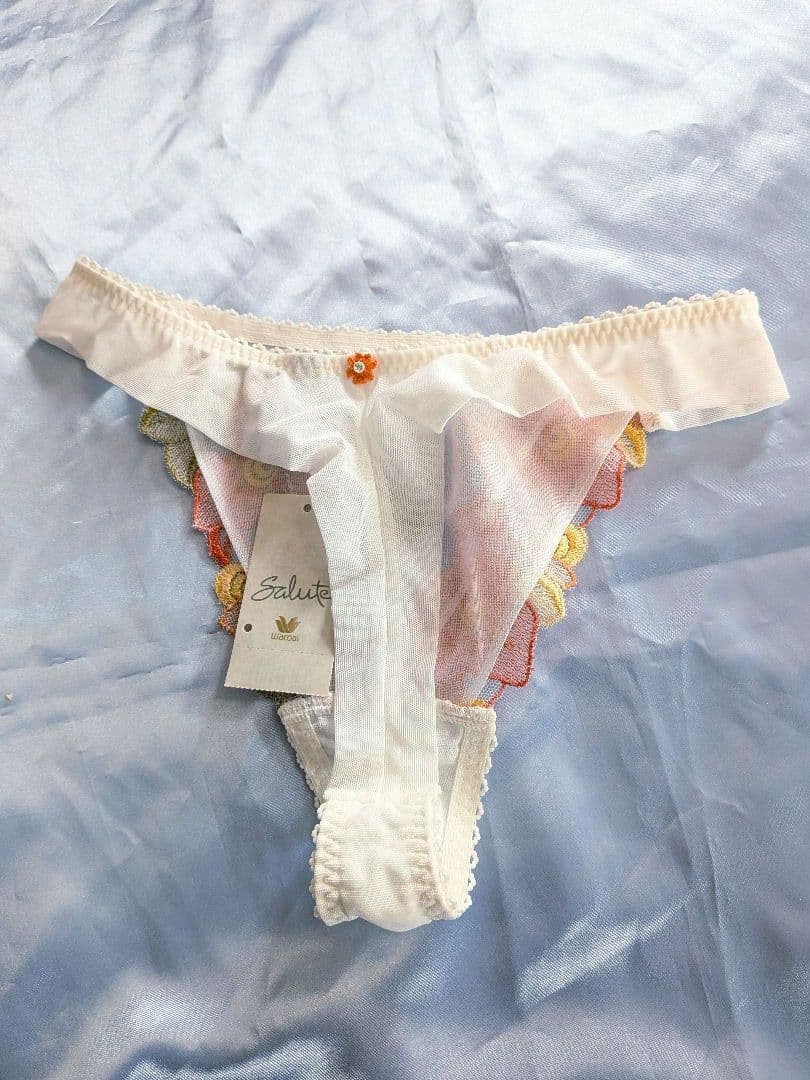 ワコール　サルート　ブラジャー　Tバック　ガーターベルト　３点セット　難アリ