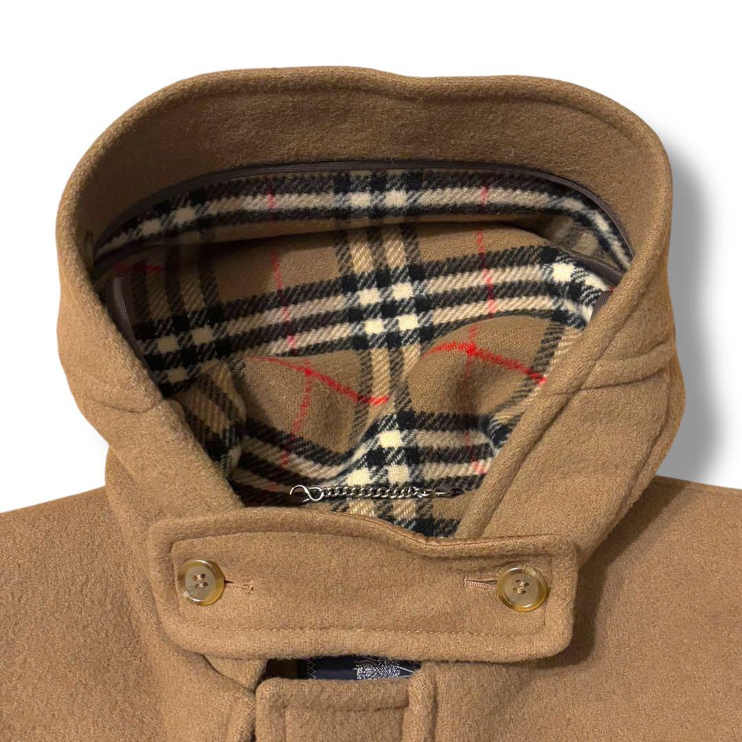 【美品】BURBERRY バーバリー ダッフルコート 英国製 ノバチェック XL