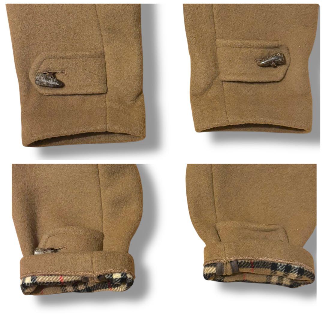 【美品】BURBERRY バーバリー ダッフルコート 英国製 ノバチェック XL