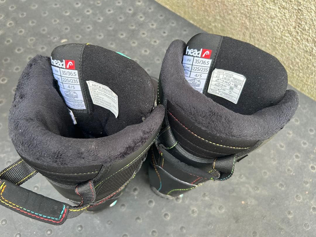 HEAD キッズ 3点セット / ボード127cm ブーツ22.5〜23.5cm