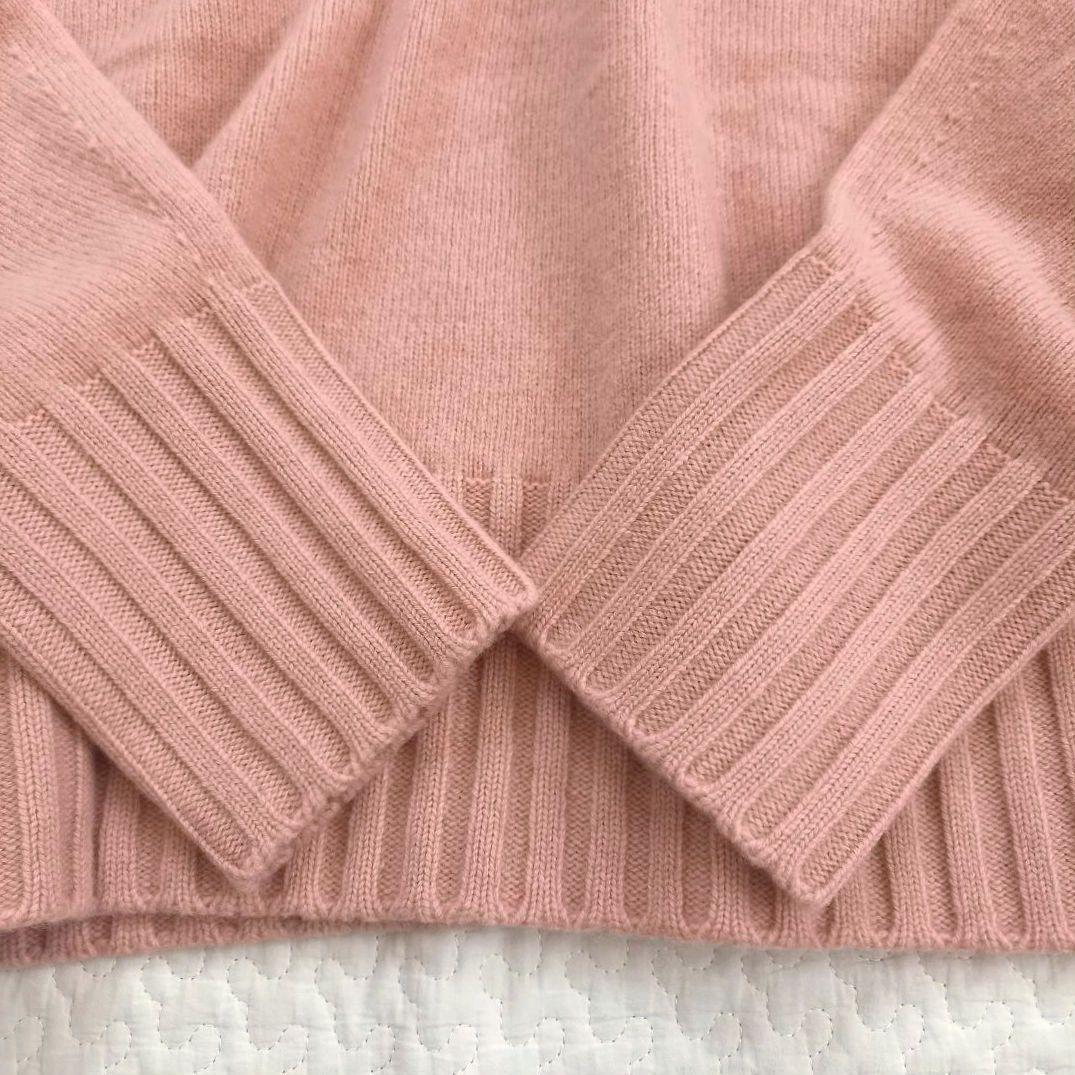 新品タグ付き✨ジャーナルスタンダード ウールカシミヤクルーネックニット ピンク