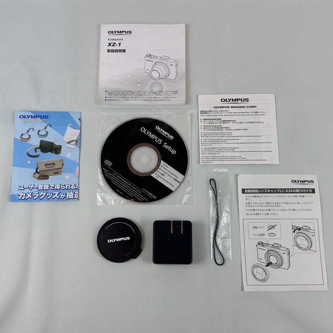 【付属品多数】OLYMPUS オリンパス XZ-1 VF-3 自動開閉 シルバー