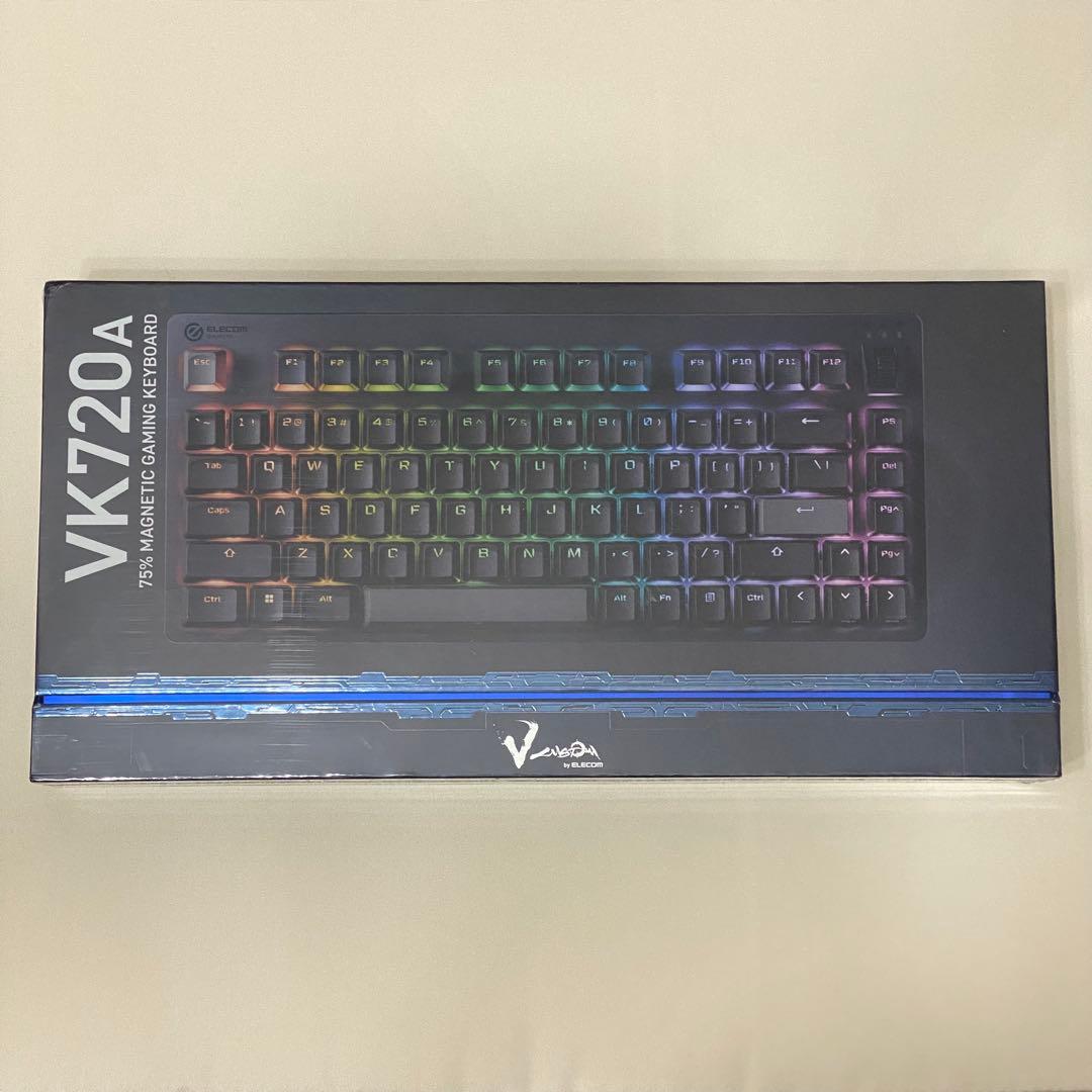 【新品/未開封】エレコム ゲーミングキーボード V custom VK720A