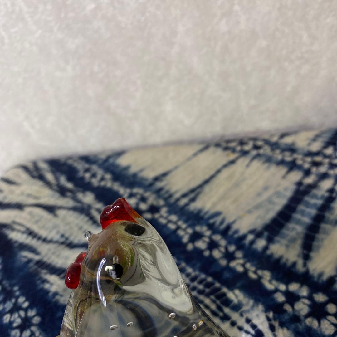 黒木国昭　硝子　鶏　欠け有り