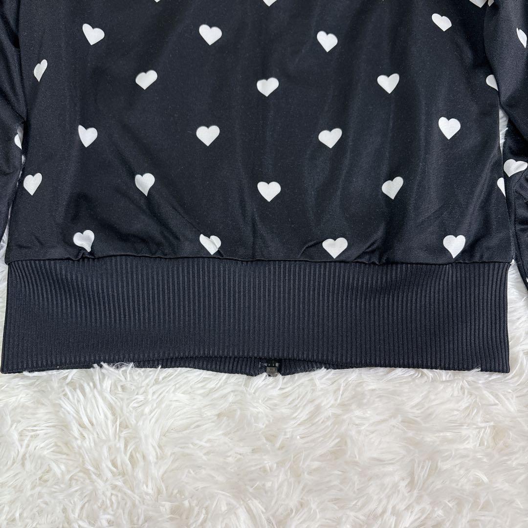 希少✨ adidas トラックジャケット ハート柄 ジャージ トレフォイル M