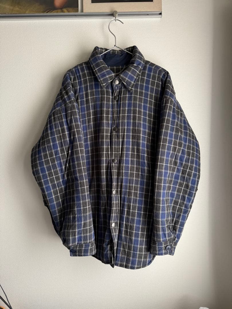 バレンシアガ チェックキルティングジャケット サイズ52