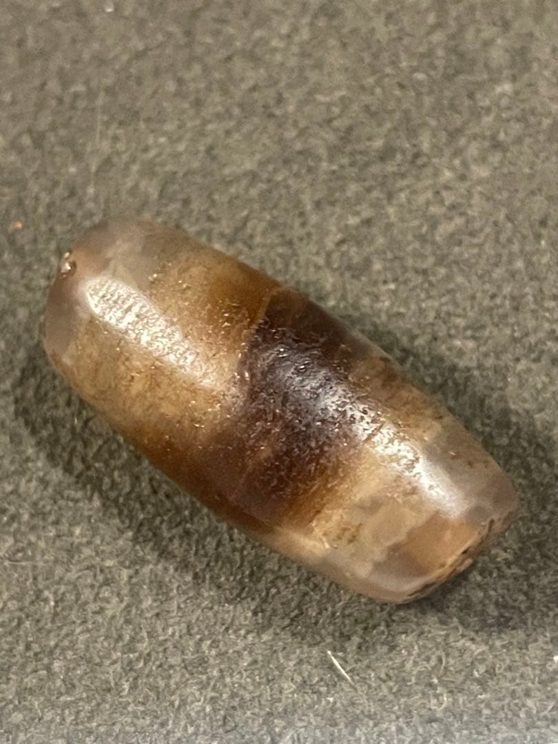 マサマサ様　12～18世紀ブータン郊外出土　古代天珠　虎牙天珠　風化