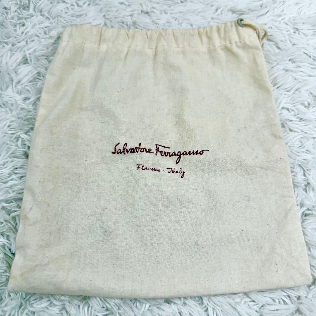 ✨極美品✨ フェラガモ リバーシブルベルト ダブルガンチーニ 黒 紫