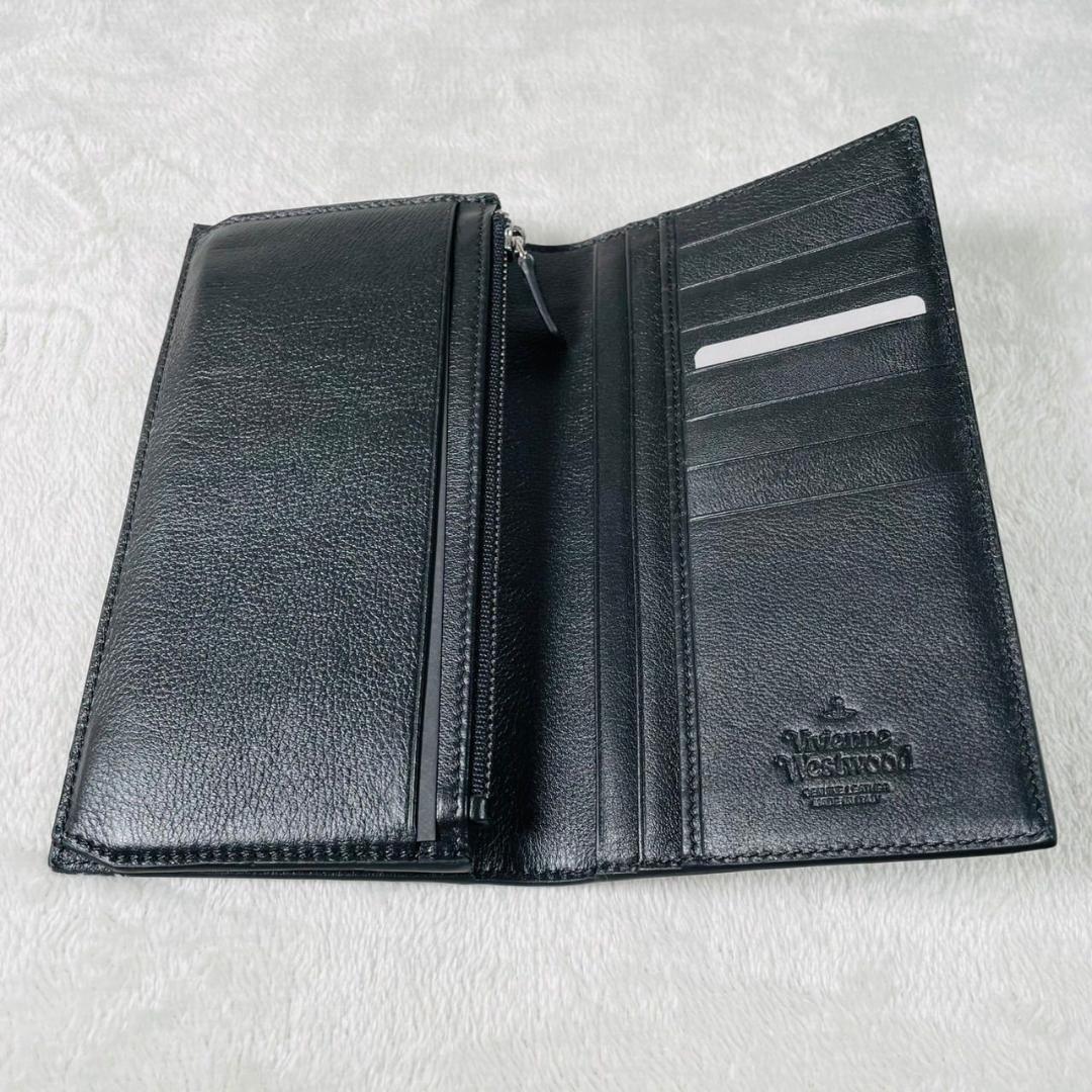 新品 ヴィヴィアンウエストウッド 長財布 MELIH メリヒ レザー ウォレット