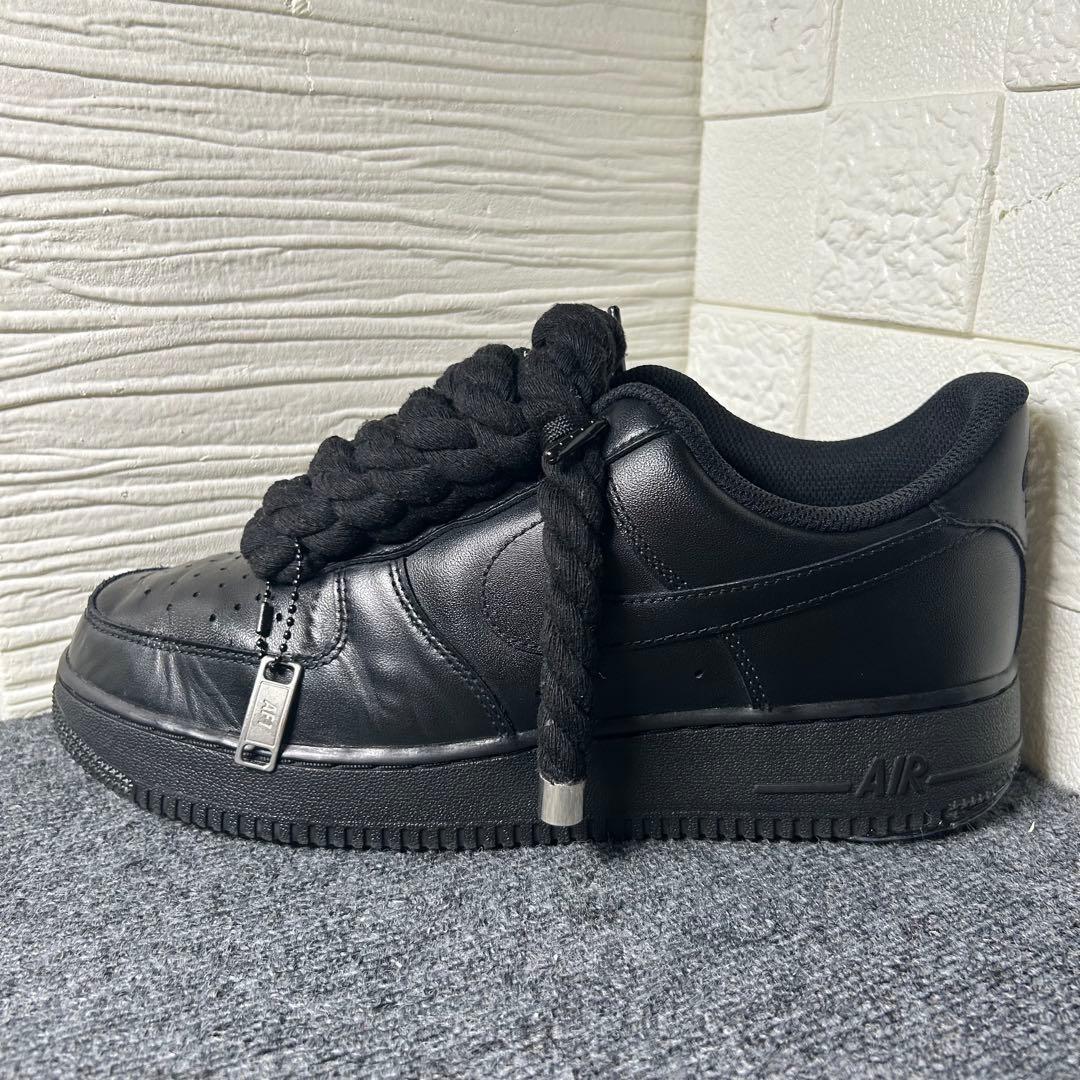 ナイキ エアフォース 1 07 12mm ブラックカスタム拡張なし