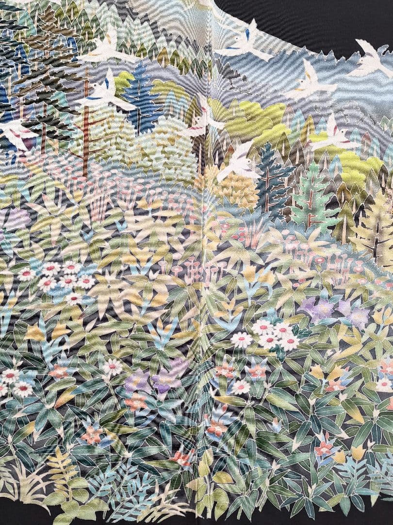 着物リメイクワンピース3692