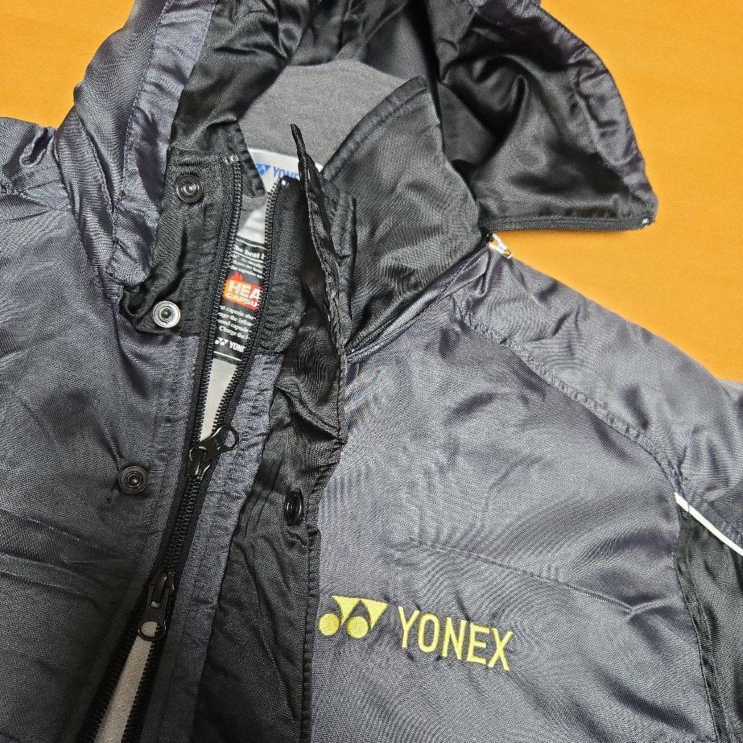 専用　美品　YONEX　ベンチコート　l　ブラック　L　ヒートカプセル　黒