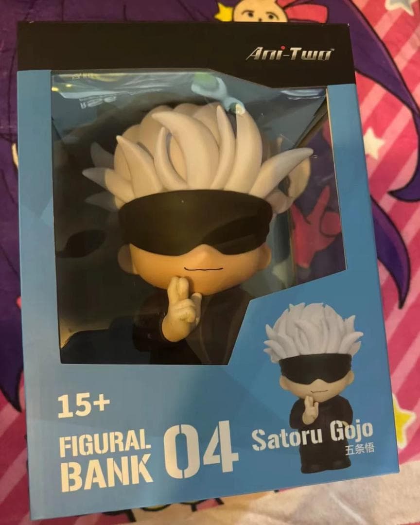 【呪術回戦】海外限定版 五条悟 完成品フィギュア 貯金箱 SUNRISEPOP