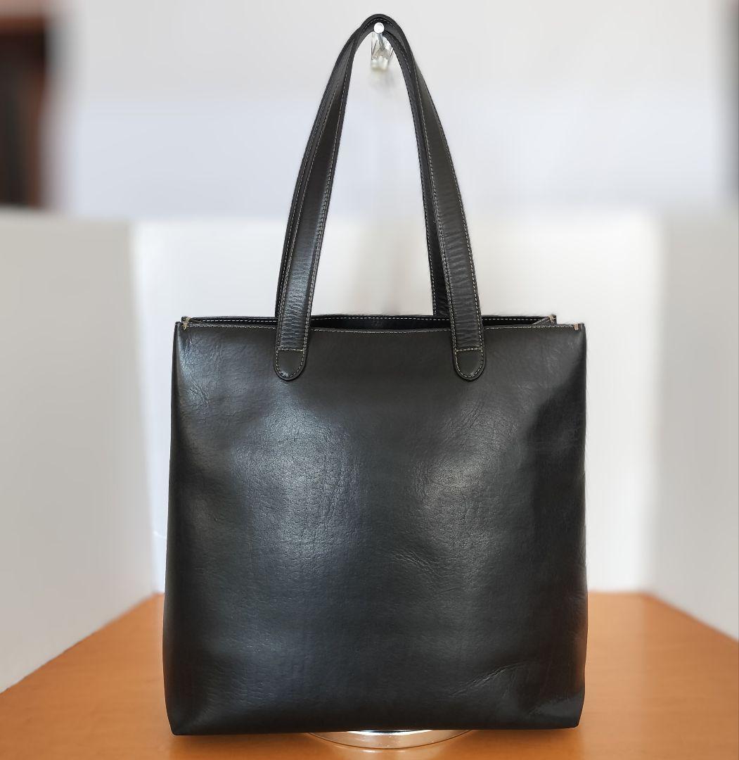 土屋鞄 Diario ディアリオ メンズ レザー トートバッグ 黒