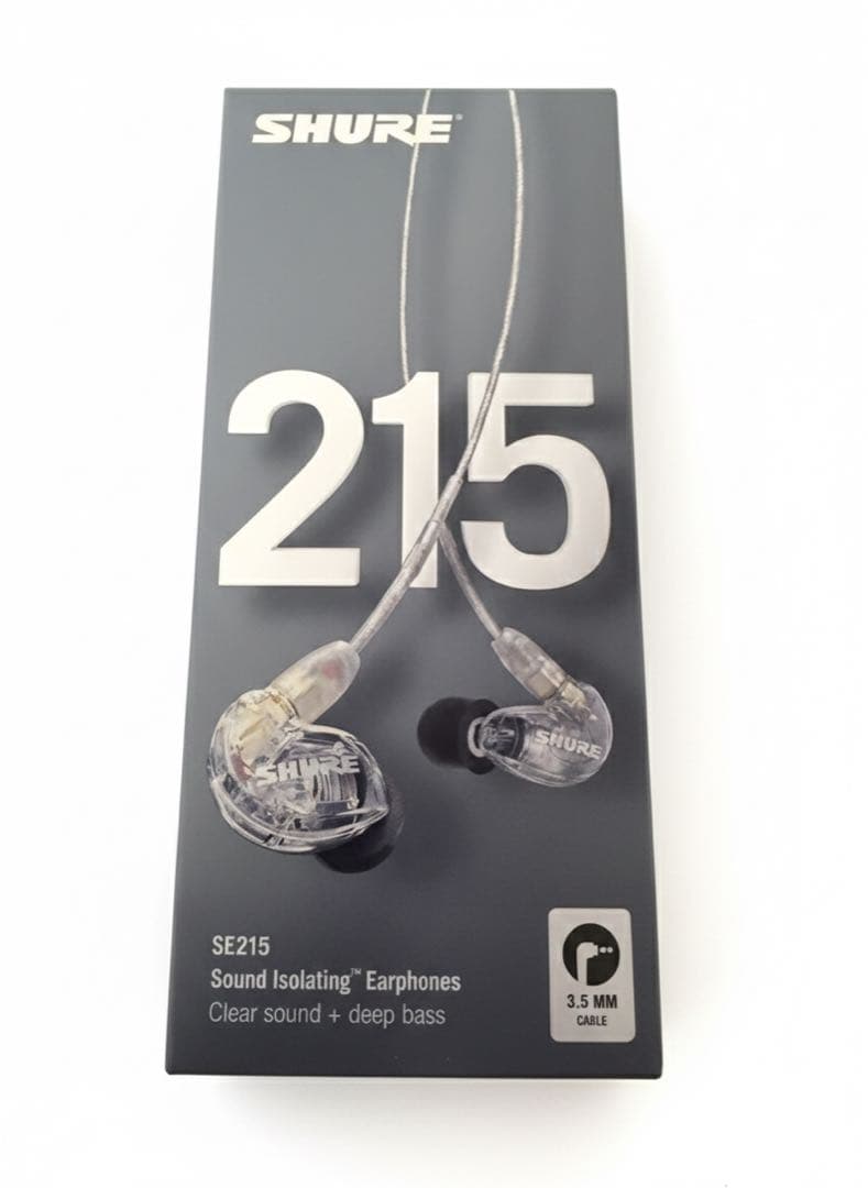 SHURE SE215 音隔離イヤフォン 3.5mmジャック