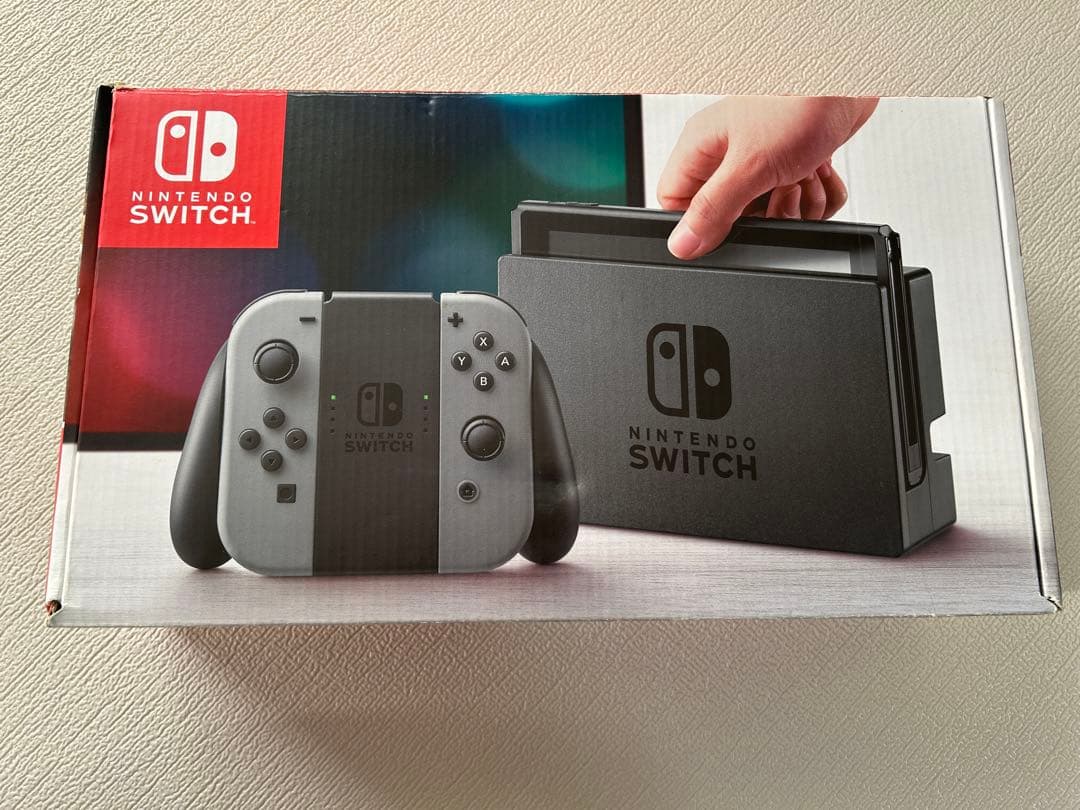Nintendo Switch グレー 本体　64GBマイクロSD付き