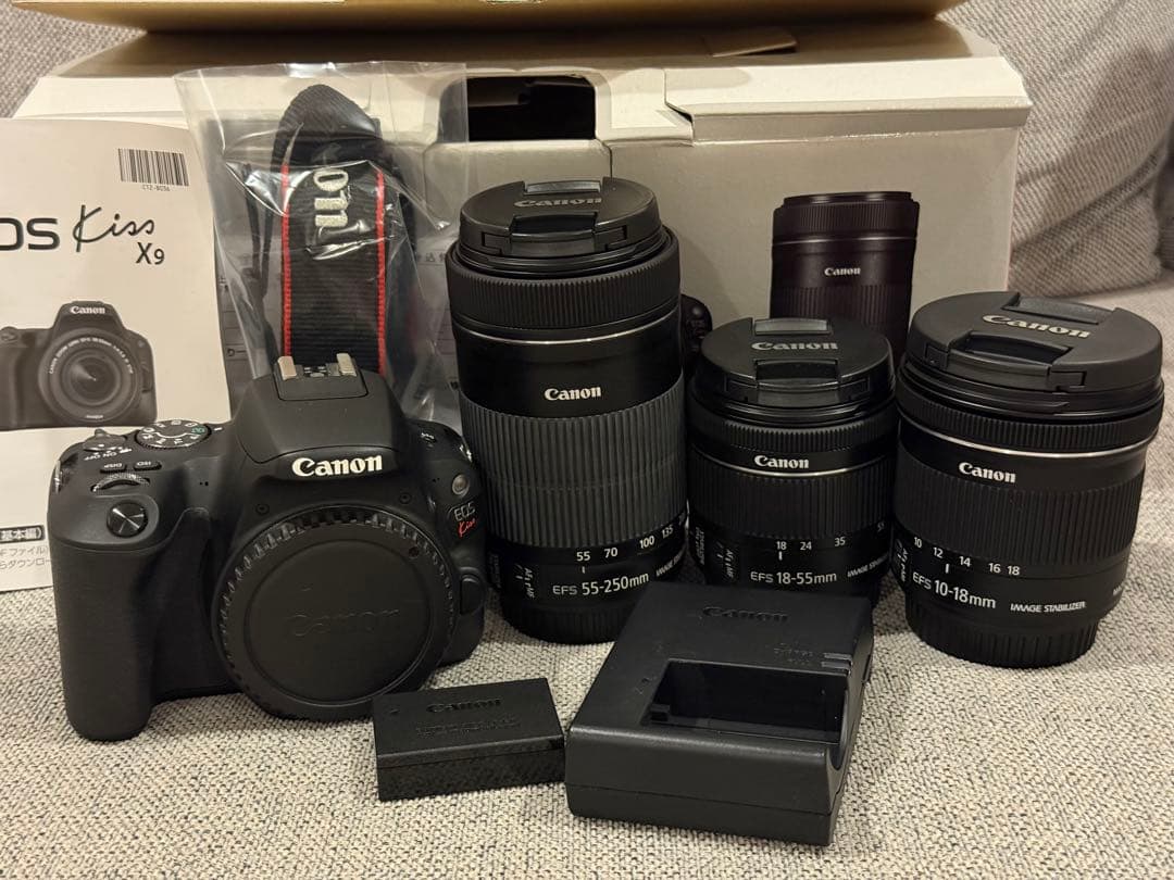 Canon Kissx9 カメラ 一眼レフ レンズ ダブルズームキット キャノン