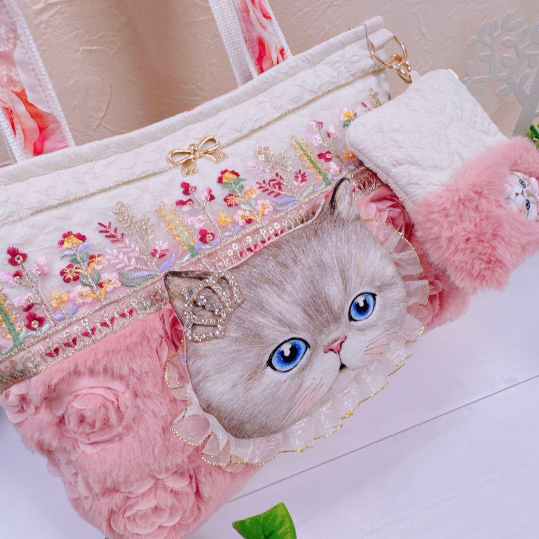 ☆*☆様 コヤンイサムチョン♡るみちゃんのインド刺繍×ローズファートートバッグ＆