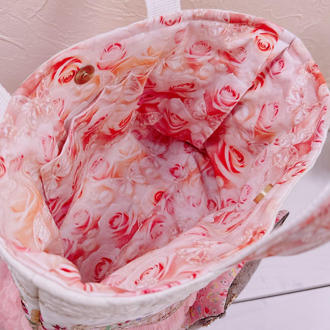 ☆*☆様 コヤンイサムチョン♡るみちゃんのインド刺繍×ローズファートートバッグ＆