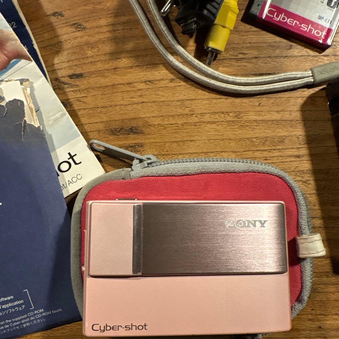 美品　Sony DSC-T10ピンク デジタルカメラ