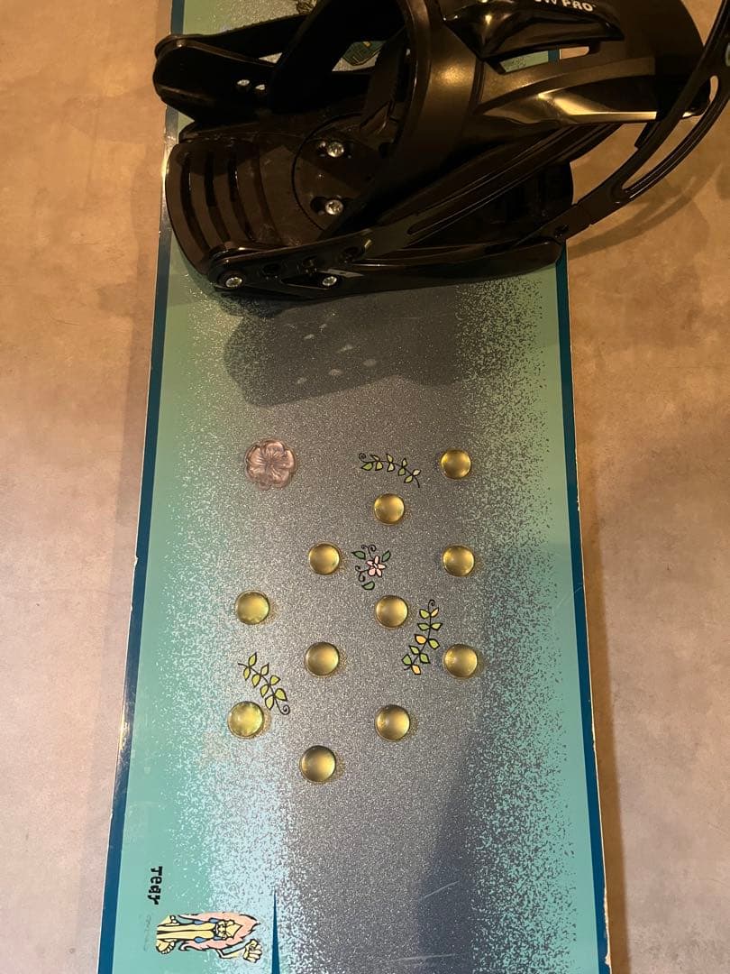 ss　スノーボード板、ビンディング、カバー３点