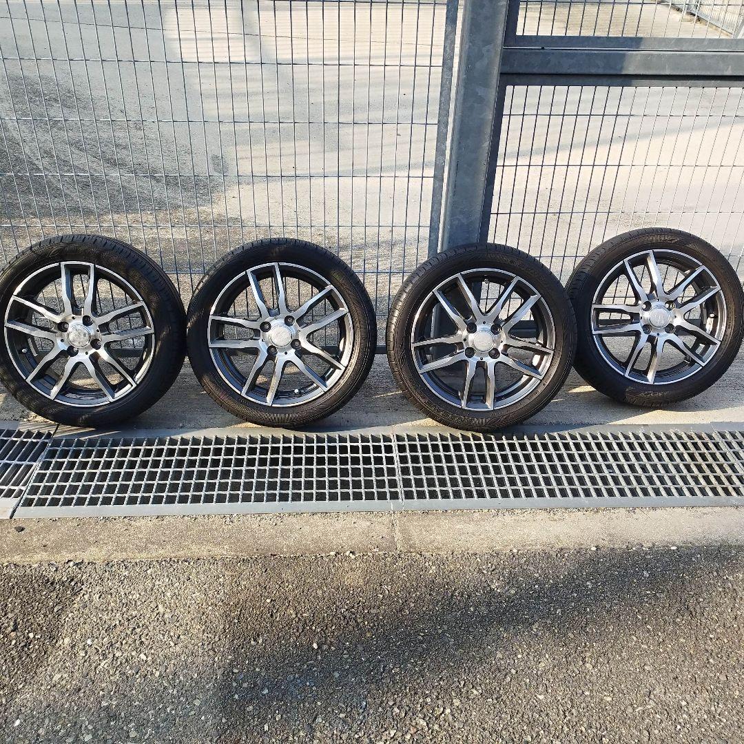引き取り限定　軽自動車用15インチ　アルミホイール　タイヤ