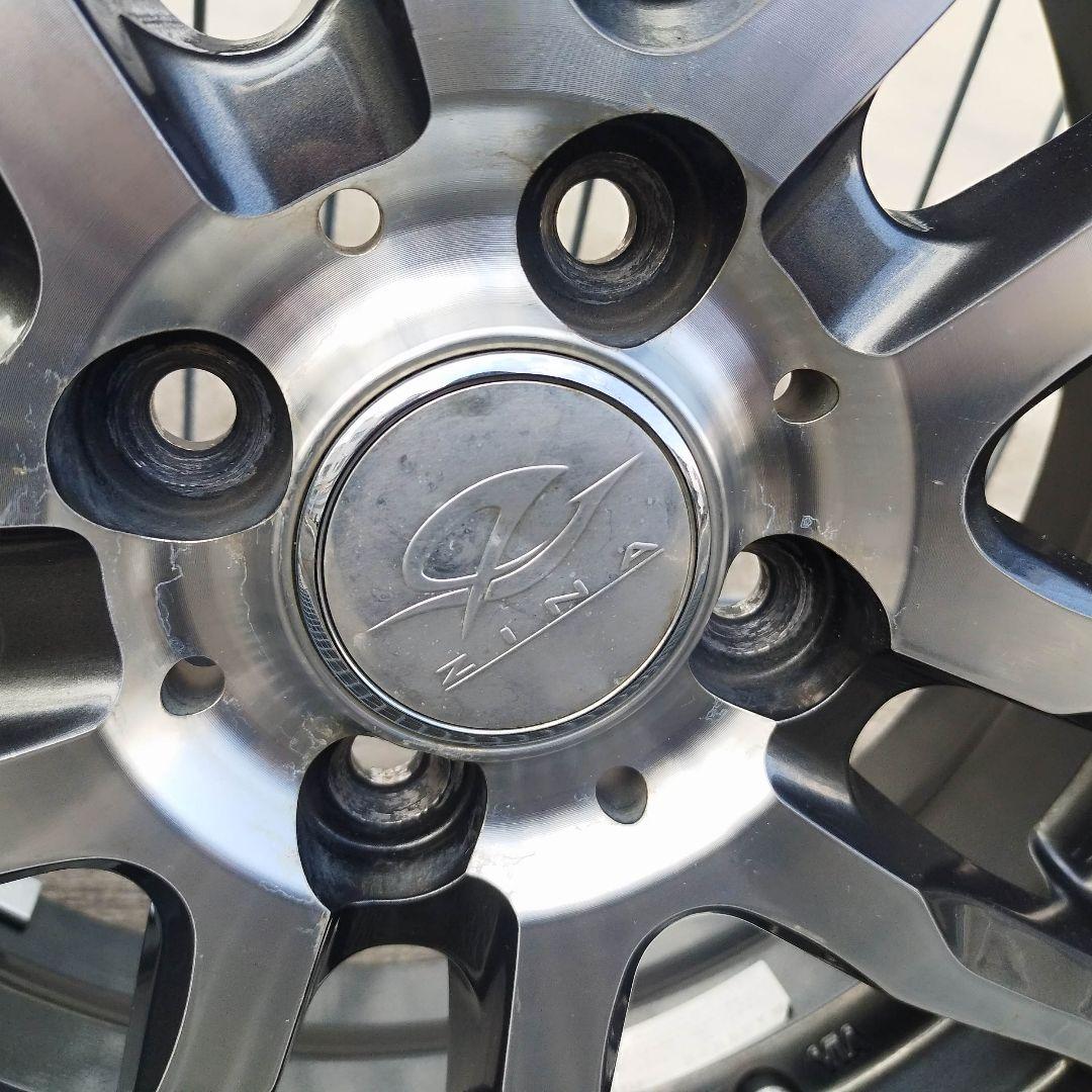 引き取り限定　軽自動車用15インチ　アルミホイール　タイヤ