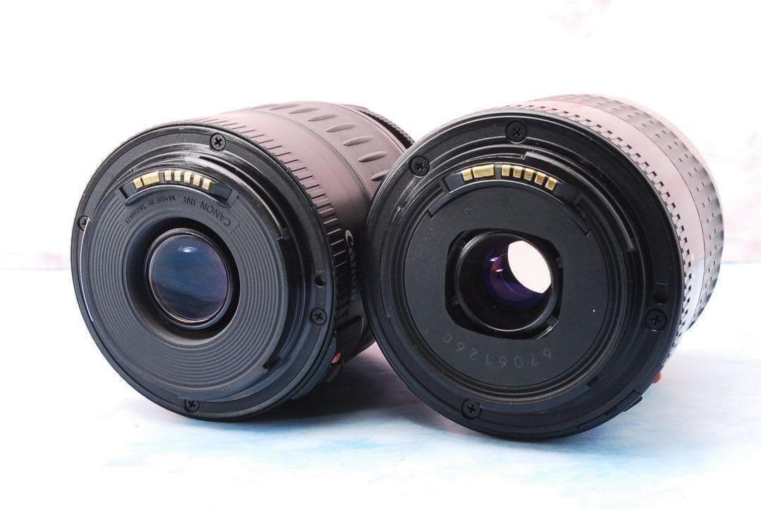 キャノン Kiss X2★一眼レフカメラ★バッグ付★望遠レンズ付Wレンズ