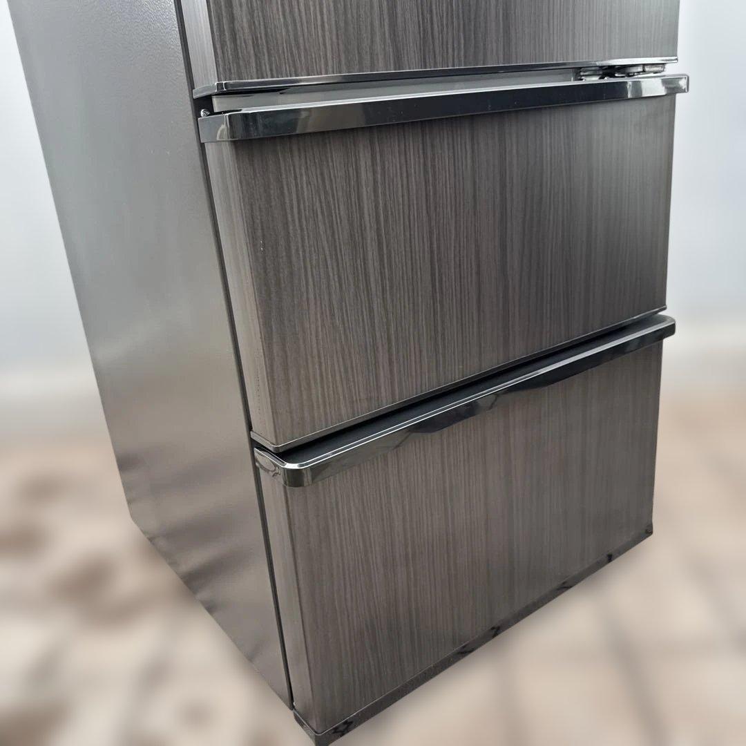 極美品 AQUA 2023年製 3ドア冷蔵庫 272L 高品位ウッドブラック