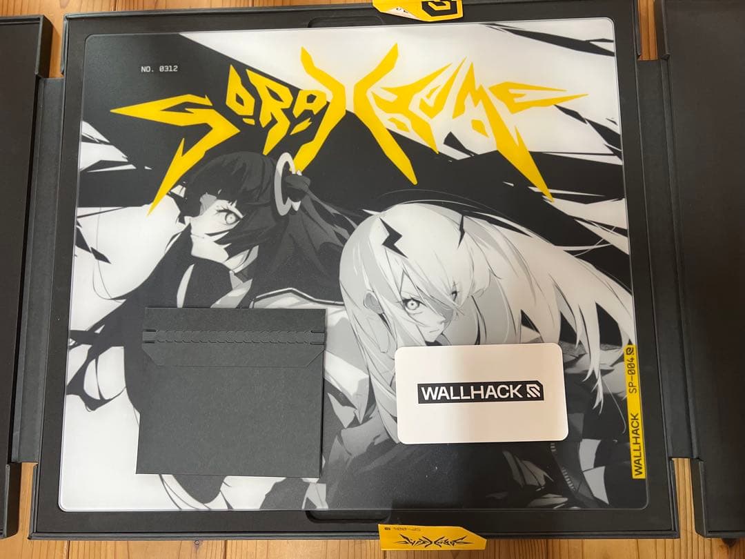 【限定品】Wallhack ガラスマウスパッドSP-004 Twins