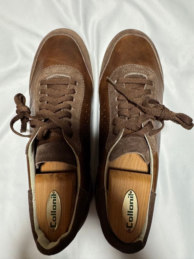 BRUNELLO CUCINELLI レザースニーカー　42 ブラウン