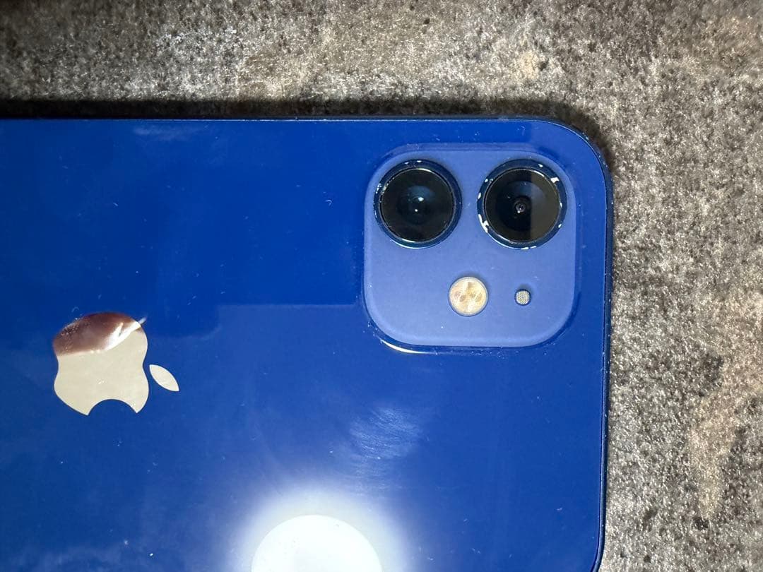 iPhone12本体 128GB青色 SIMフリー 付属品ありTORRASケース