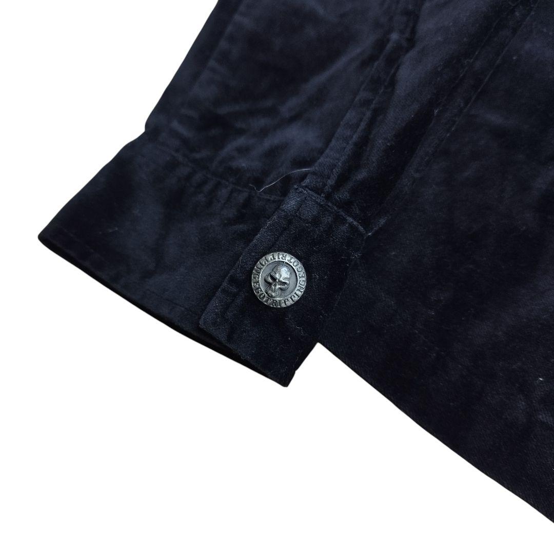 エゴトリッピング ベロア スカジャン シャツ ジャケット スカル チバユウスケ