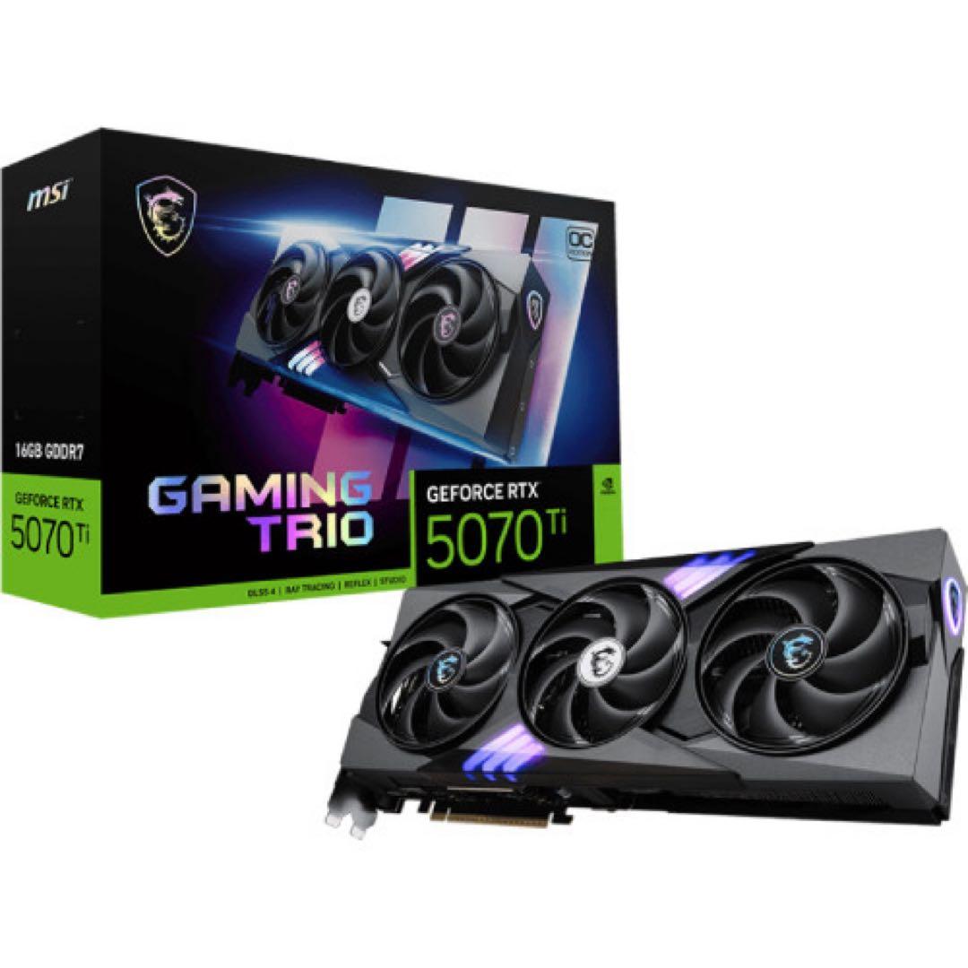 グラフィックボード・グラボ・ビデオカード MSI GeForce RTX 5070 Ti 16GB GDDR7