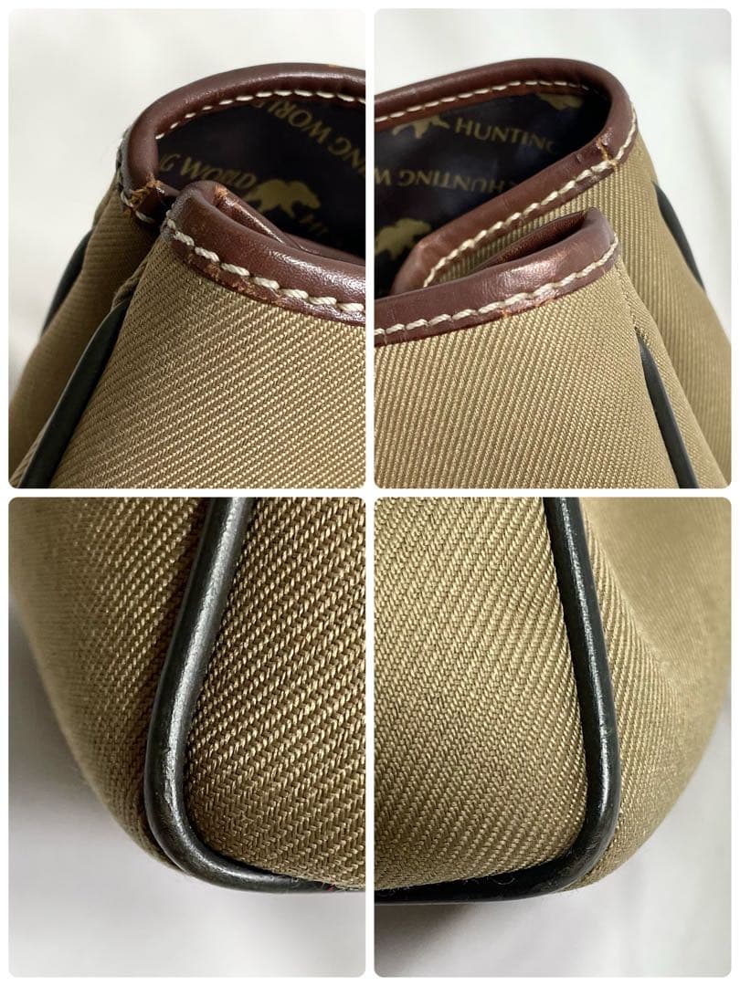 ハンティングワールド トートバッグ サファリトゥディ ロゴ 大容量 多機能 A4