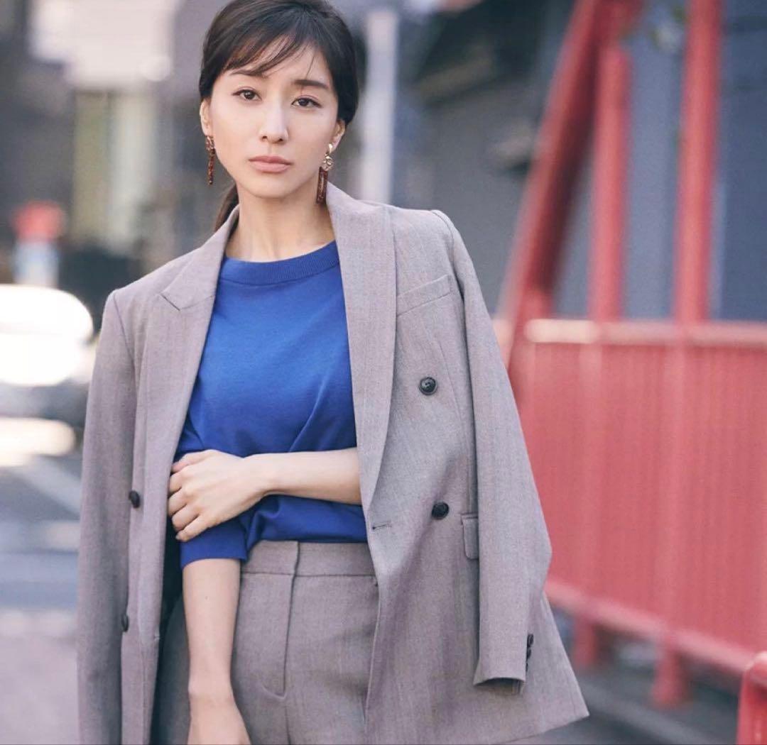 PLST ウールブレンドウォームリザーブダブルジャケット× パンツセット