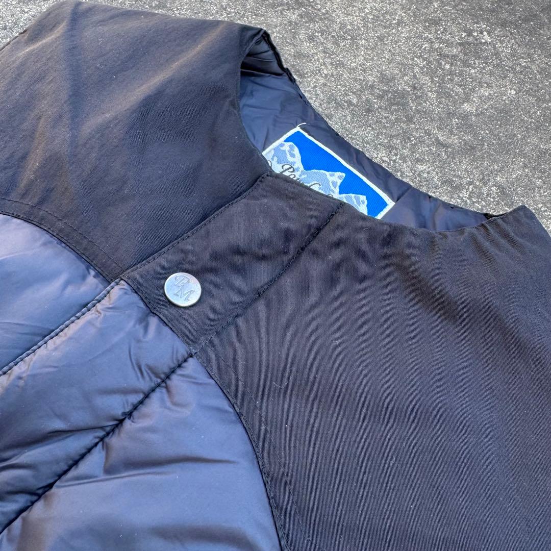 ytsu0424　80sパウダーホーンマウンテニアリングダウンベストクロM