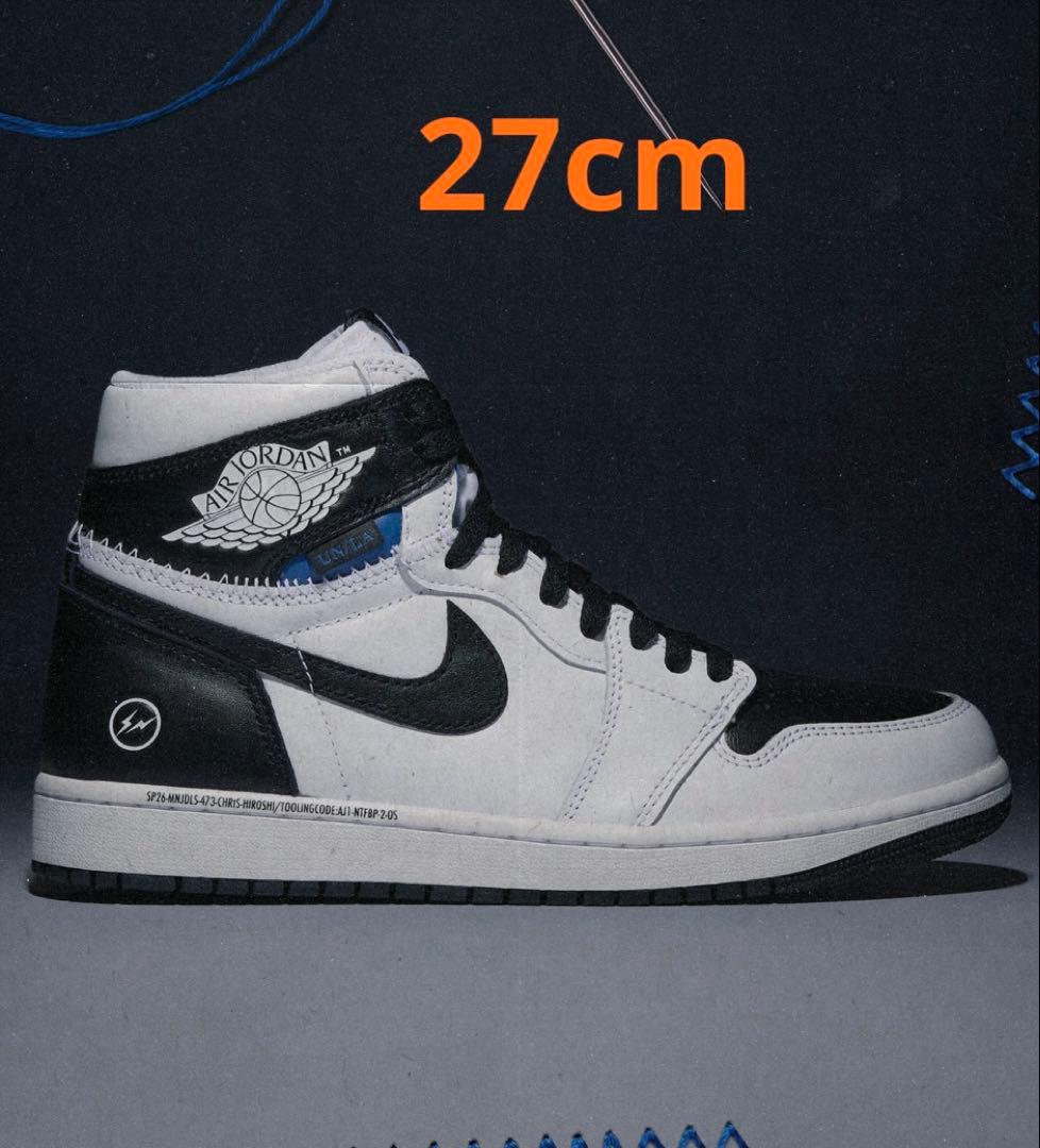 靴 fragment UNION Air Jordan 1 27cm