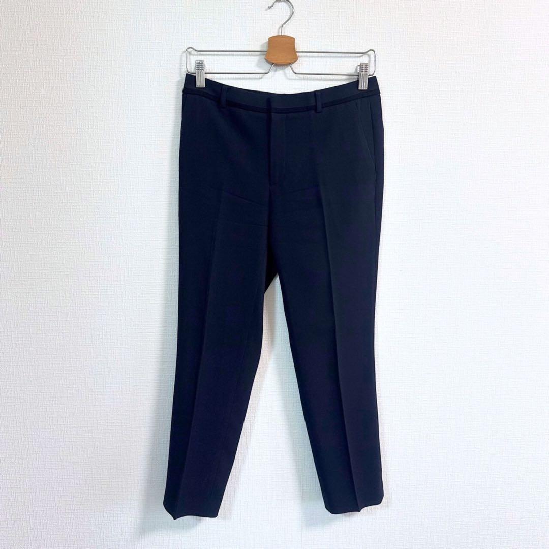 【美品】BEIGE, ノーカラージャケット テーパードパンツ セットアップ