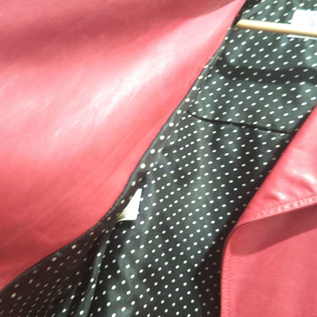 寄付　対象　アントニアリソン　ライダース　ジャケット　革　ピンク　L　牛　ボタン