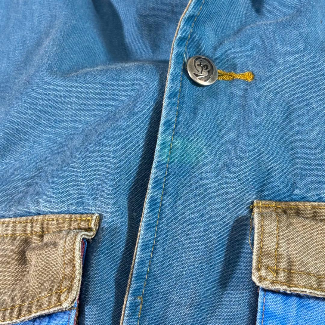 【90s】希少 ヴィンテージ ワークジャケット マルチカラー　短丈