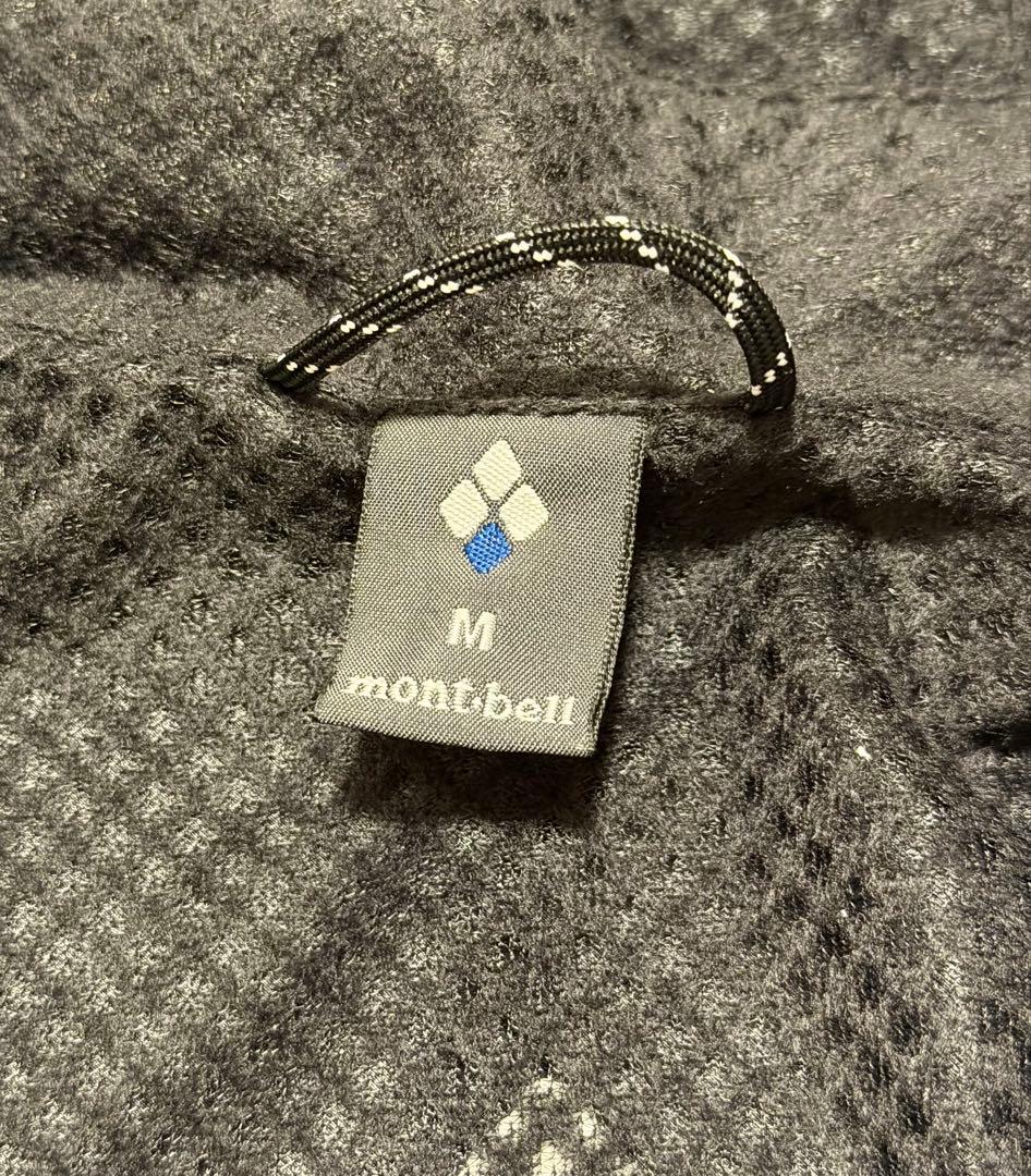 モンベル ライトシェルパーカ ブラック 黒 フーディ 古着 M