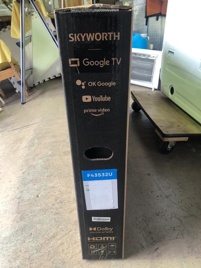 新品未開封 SKYWORTH F43S32U 43型 4K スマートテレビ