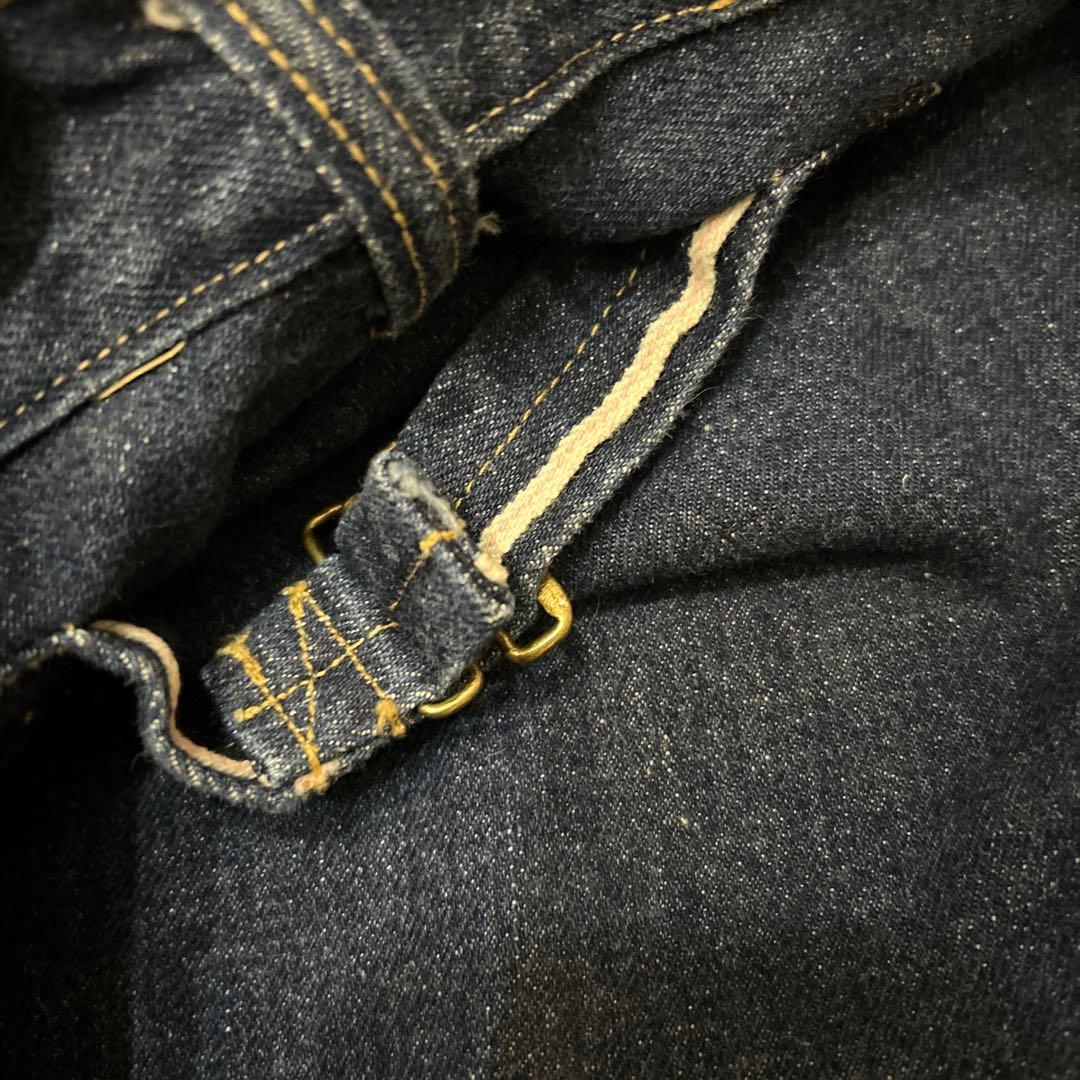 90s USA製 RRL シンチバック　デニムパンツ