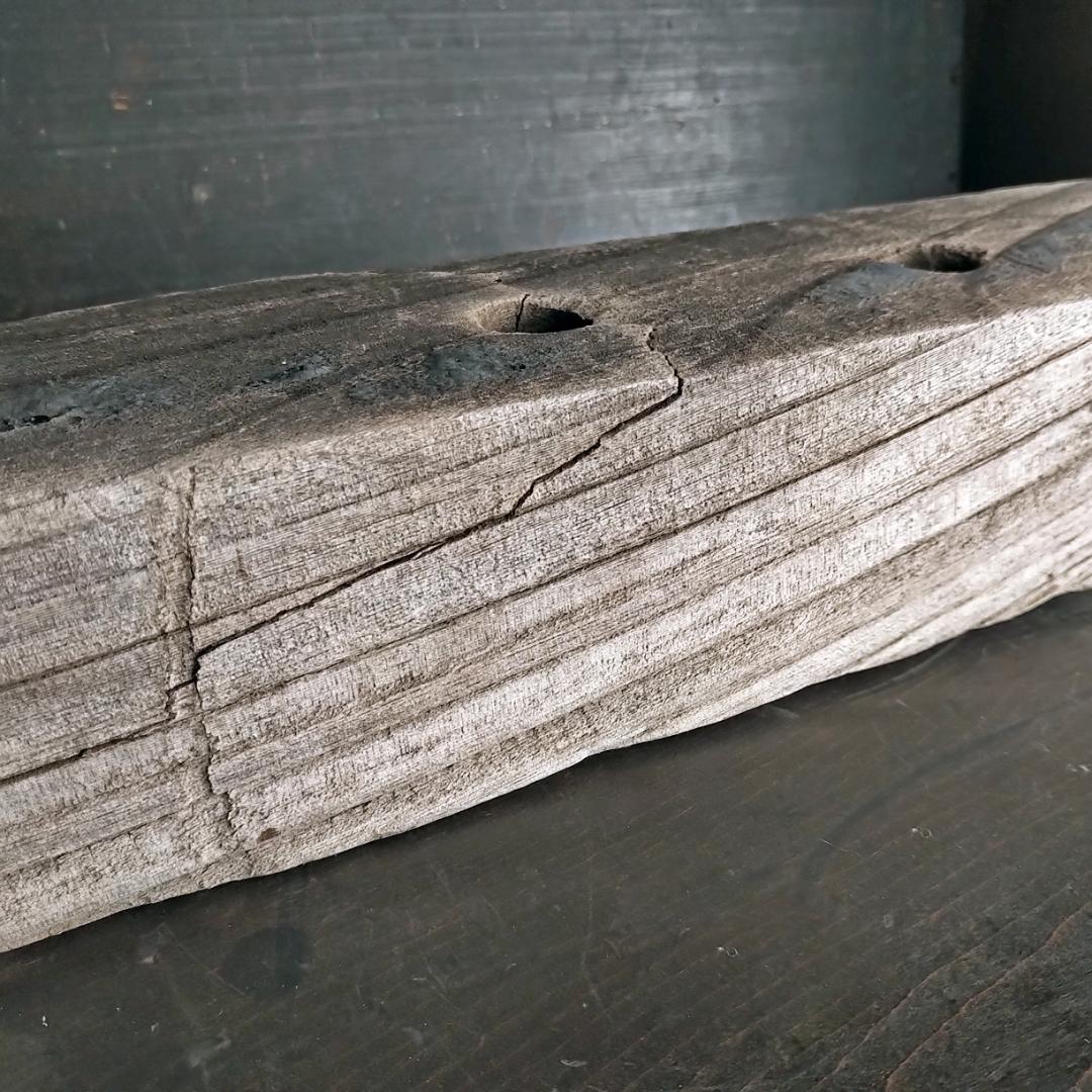 【送料込み】【古材⑪　農民具パーツ・部材　アート オブジェ】