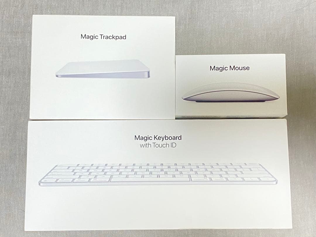 Apple Magic Trackpad, Mouse, Keyboardセット
