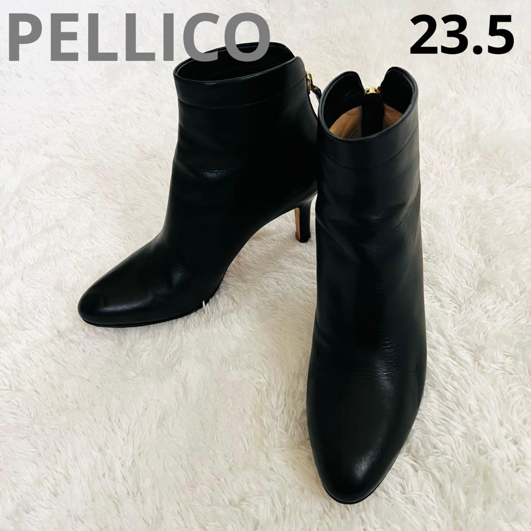 PELLICO　ペリーコ 36.5 ブラック ショートブーツ